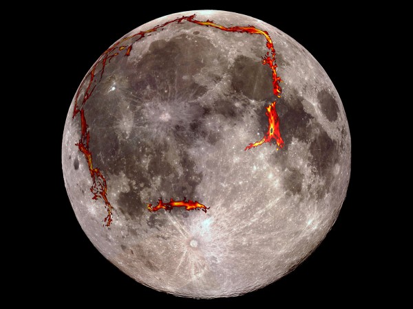 Ancient magma plumbing found buried below moon’s largest dark spot