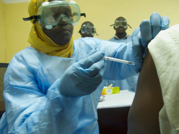 How do you test an Ebola vaccine?