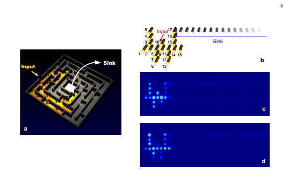 Quantum Light Beam Solves Mazes, with a Little Help from Classical Noise