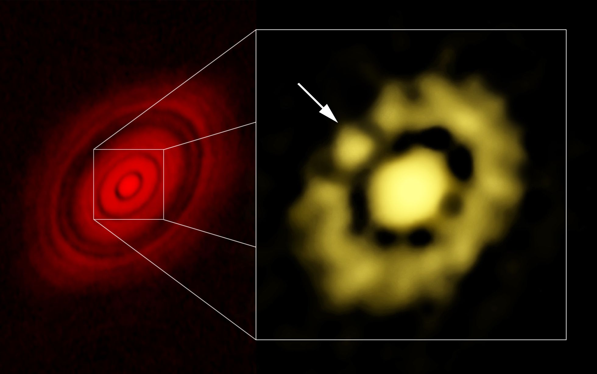 Un planeta en formación alrededor de una estrella joven da pistas sobre el origen del Sistema Solar