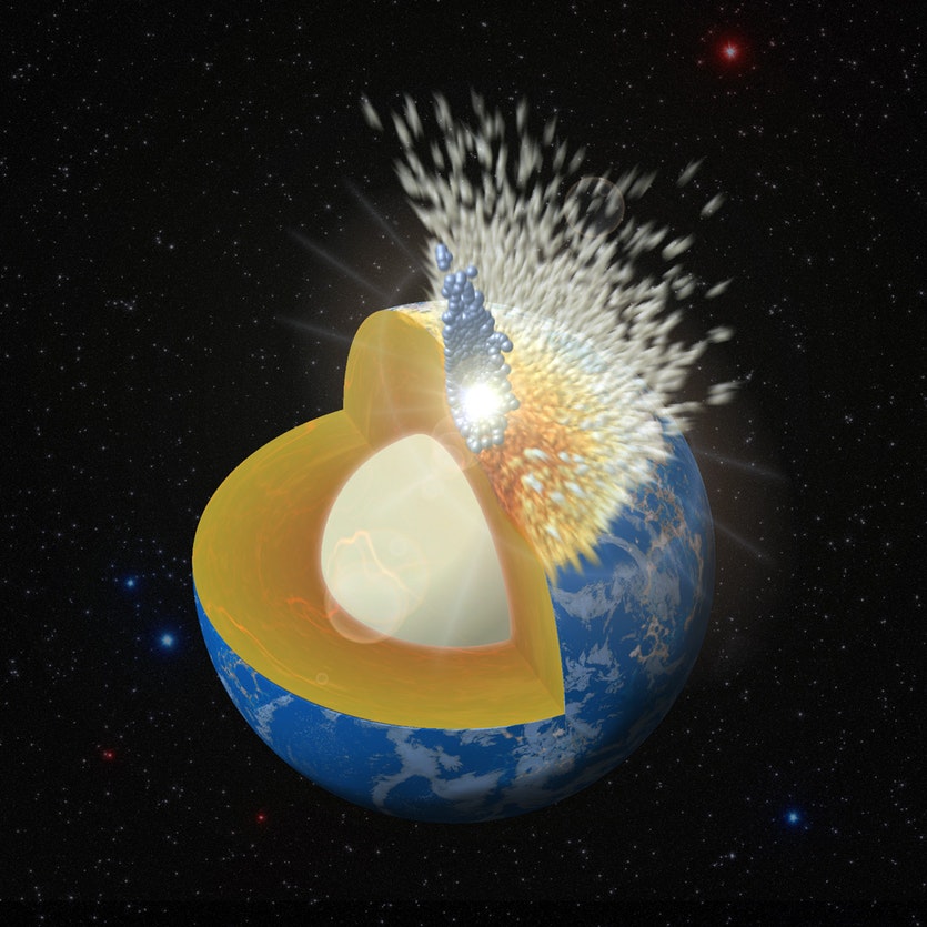 [:es]Smackdown! Mini-moons punched straight through the planet’s core[:]