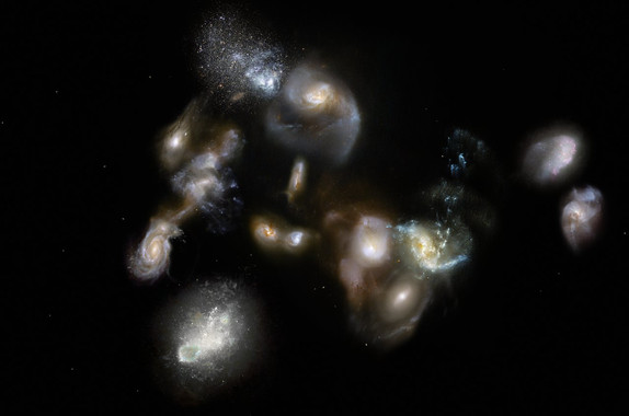 [:es]Megafusiones de antiguas galaxias[:]