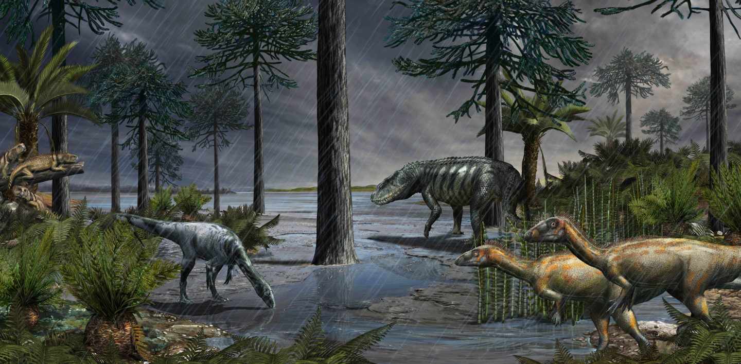 [:es]Los dinosaurios aparecieron ‘de golpe’, tras una época de lluvias[:]