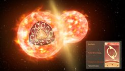 [:es] Pair of Colliding Stars Spill Radioactive Molecules into Space [:]