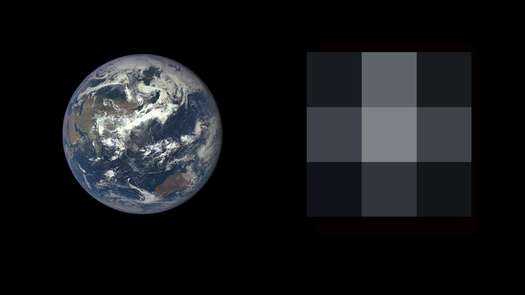 [:es]Lo que sabríamos de la Tierra si ocupara un solo píxel [:]