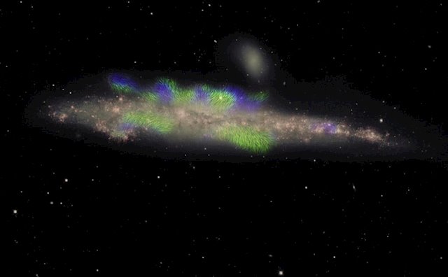 [:es]Cuerdas magnéticas gigantes, lo nunca visto en un halo galáctico[:]