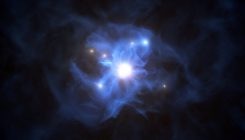 [:es]Galaxies trapped in web of a giant black hole[:]
