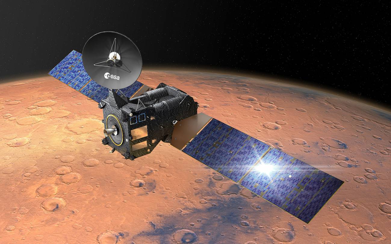 [:es]La misión ExoMars descubre un nuevo gas en Marte y rastrea cómo pierde agua[:]