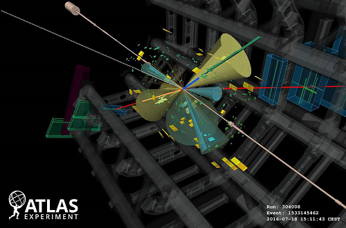 Observado en el LHC un raro proceso con las partículas más masivas conocidas