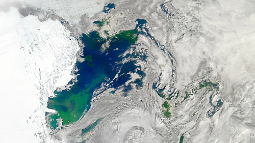 Holes in Ross Sea Ice Grow and Shrink in Unexpected Cycle