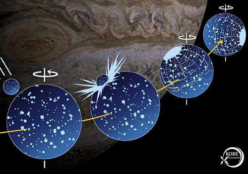 El impacto de un gigantesco asteroide desplazó el eje de la mayor luna del sistema solar