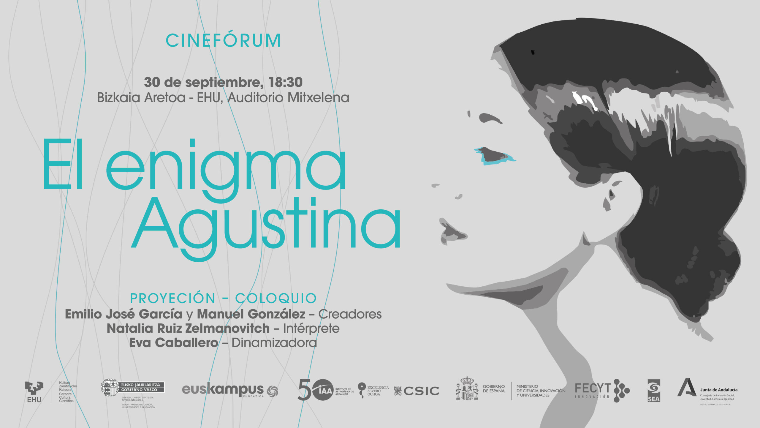 Bilbo Zientzia Plaza 2025 se despide con la proyección y coloquio posterior del documental El enigma Agustina