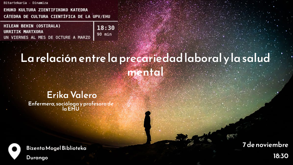 Zientziaren ertzetik | Lan-prekarietatearen eta osasun mentalaren arteko lotura