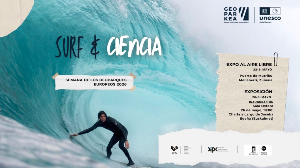 La exposición “Surf y Ciencia” estará abierta al público en Mutriku y Zumaia del 22 al 31 de mayo
