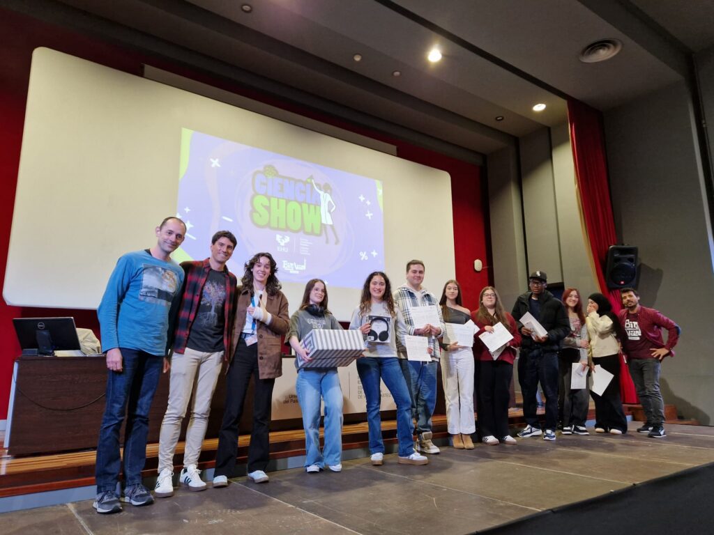 Ciencia Show País Vasco 2026 premia los mejores monólogos científicos juveniles en Vitoria-Gasteiz