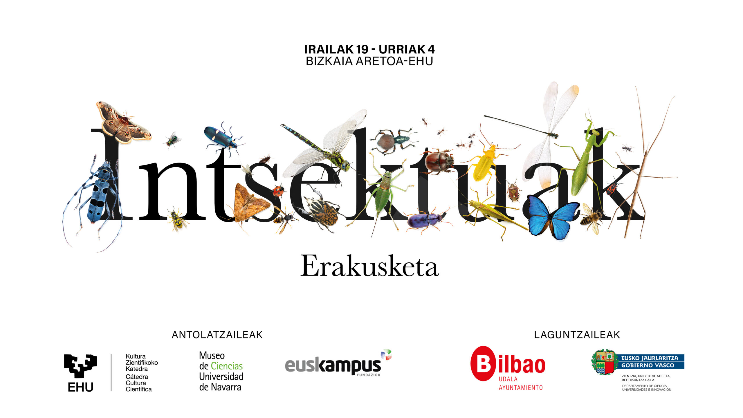Erakusketa “Intsektuak. Kontatzen duten guztia”