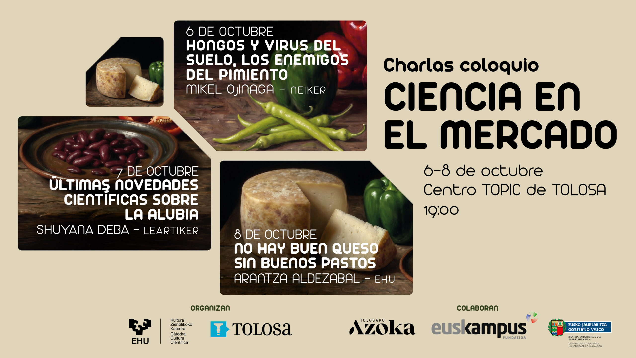 La ciencia se cuela en el mercado de Tolosa